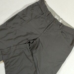 Mountain Hardwear Men's Cargo Pants Size 33x32 Gray Nylon Hiking Outdoor